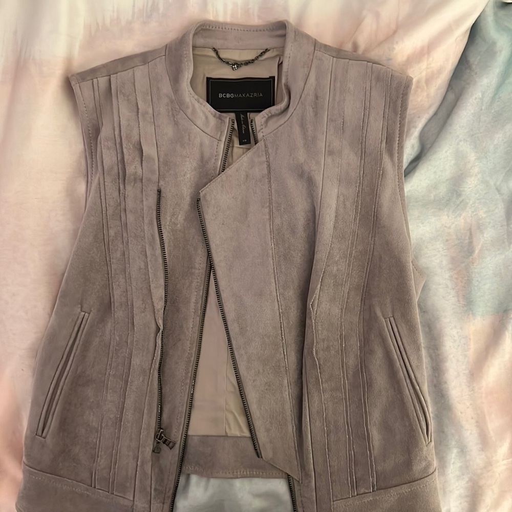 Suede vest